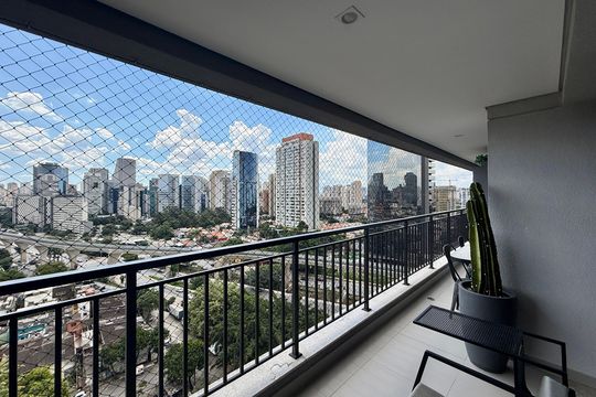 Sacada de apartamento para alugar com 3 quartos, 94m² em Vila Cordeiro, São Paulo