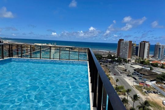 Piscina de apartamento para alugar com 1 quarto, 34m² em Jardim Armação, Salvador