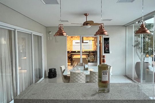 Varanda de casa à venda com 3 quartos, 314m² em Parque das Universidades, Campinas