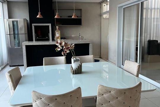 Varanda de casa à venda com 3 quartos, 314m² em Parque das Universidades, Campinas