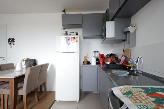 Cozinha de apartamento para alugar com 2 quartos, 42m² em Jardim Maria Duarte, São Paulo