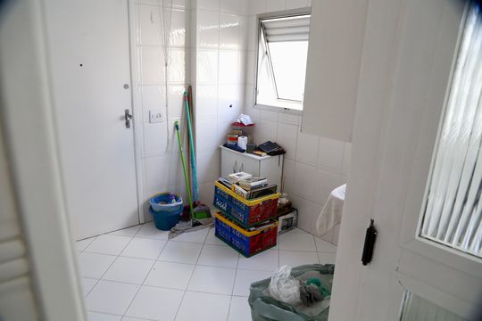 Área de Serviço de apartamento à venda com 4 quartos, 180m² em Campo Belo, São Paulo