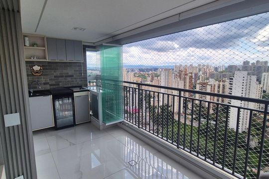 Varanda de apartamento à venda com 3 quartos, 91m² em Jardim Caboré, São Paulo