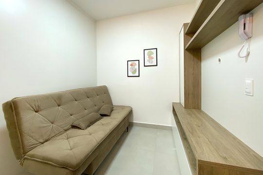 Sala de kitnet/studio para alugar com 1 quarto, 30m² em Paquetá, Belo Horizonte