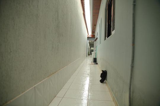 Corredor Lateral  de casa para alugar com 2 quartos, 200m² em Centro, São Bernardo do Campo