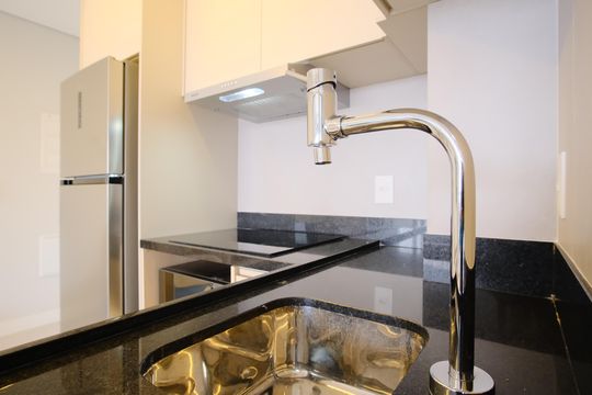 Cozinha de kitnet/studio para alugar com 1 quarto, 33m² em Vila Gomes Cardim, São Paulo