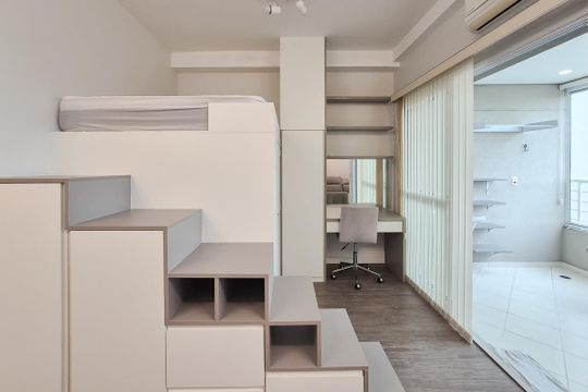 Quarto de kitnet/studio para alugar com 1 quarto, 36m² em Jardim do Mar, São Bernardo do Campo