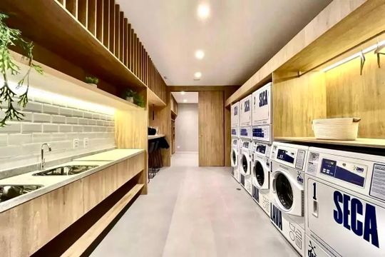 Área comum de kitnet/studio para alugar com 1 quarto, 35m² em Vila Mascote, São Paulo