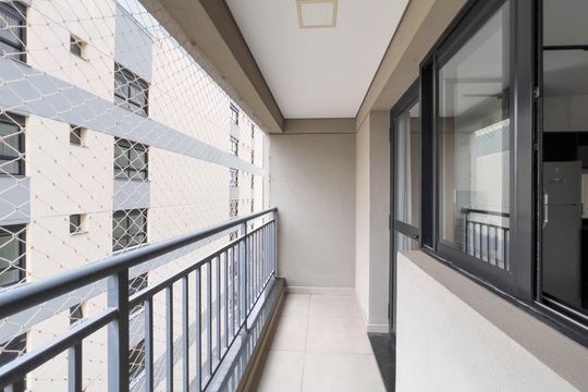 Varanda de kitnet/studio para alugar com 1 quarto, 21m² em Vila Mariana, São Paulo