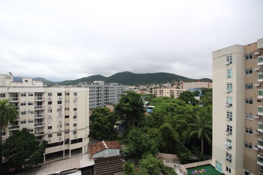 Vista de apartamento à venda com 1 quarto, 35m² em Taquara, Rio de Janeiro