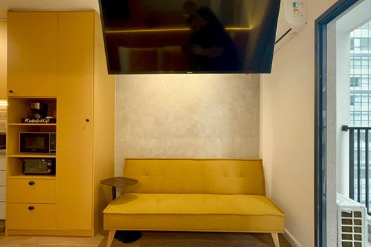 Studio de kitnet/studio para alugar com 1 quarto, 25m² em Pinheiros, São Paulo