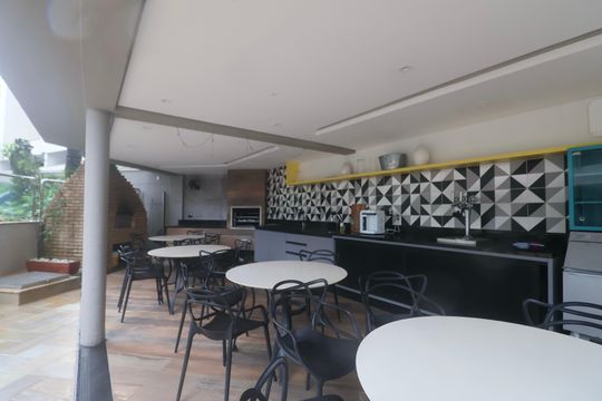 Área comum de apartamento para alugar com 4 quartos, 148m² em Jardim Asturias, Guarujá