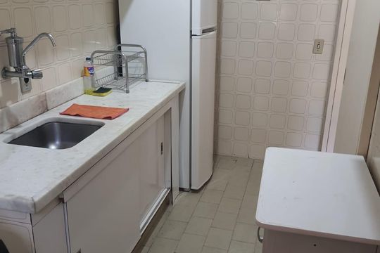 Cozinha de apartamento à venda com 1 quarto, 50m² em Boa Vista, Porto Alegre