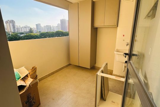 Área de serviço de apartamento para alugar com 3 quartos, 110m² em Barra Funda, São Paulo