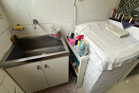 Área de serviço de apartamento à venda com 3 quartos, 66m² em Cidade Nova, Rio de Janeiro