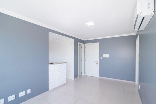 Sala de apartamento para alugar com 1 quarto, 52m² em Azenha, Porto Alegre