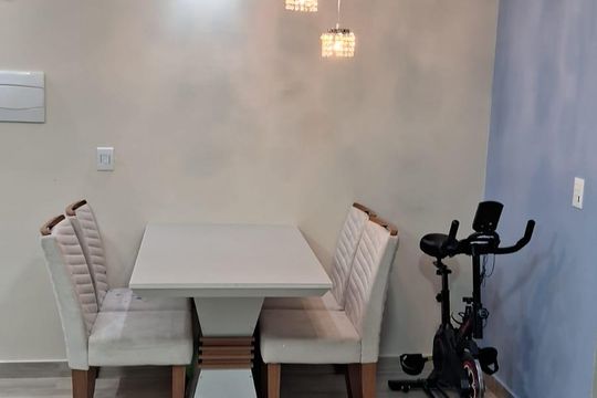 Sala de jantar de apartamento para alugar com 2 quartos, 42m² em Residencial Palma de Maiorca, Cotia