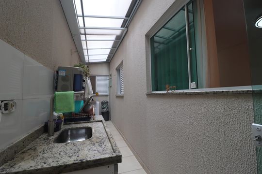 Quintal de apartamento à venda com 3 quartos, 67m² em Utinga, Santo André