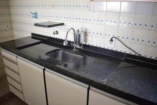 Cozinha - Armários de apartamento para alugar com 1 quarto, 50m² em Jardim Paulista, Ribeirão Preto