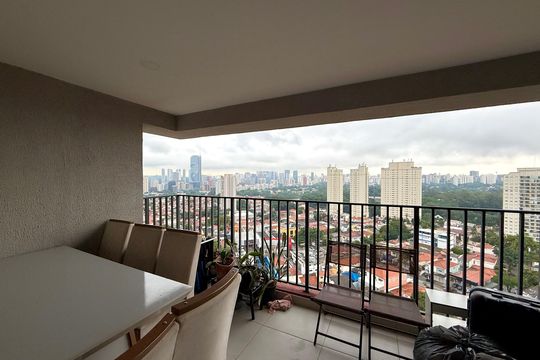 Sacada de apartamento à venda com 3 quartos, 79m² em Vila Cruzeiro, São Paulo