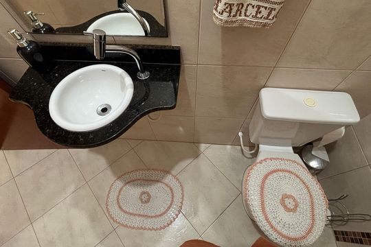 Lavabo de casa à venda com 3 quartos, 126m² em Vila Camilópolis, Santo André