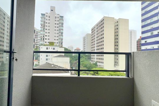 Varanda de kitnet/studio à venda com 1 quarto, 24m² em Perdizes, São Paulo