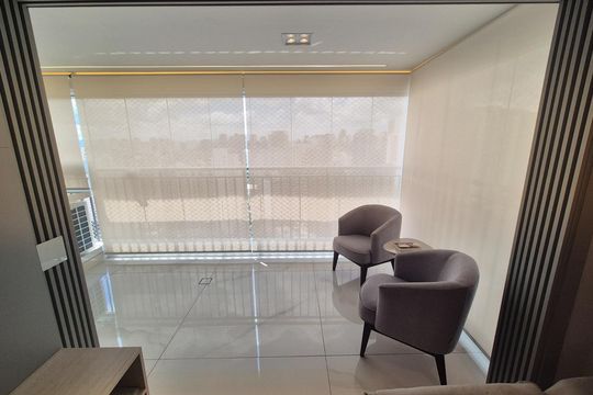 Sala de apartamento à venda com 3 quartos, 91m² em Jardim Caboré, São Paulo