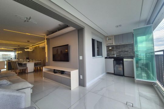 Varanda de apartamento à venda com 3 quartos, 91m² em Jardim Caboré, São Paulo
