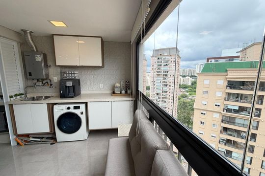 Área de serviço de apartamento à venda com 2 quartos, 73m² em Alphaville Empresarial, Barueri
