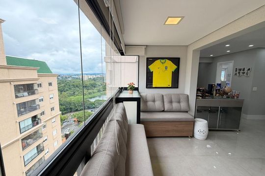 Varanda de apartamento à venda com 2 quartos, 73m² em Alphaville Empresarial, Barueri