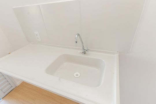 Cozinha de apartamento para alugar com 2 quartos, 28m² em Jardim Jaragua (sao Domingos), São Paulo