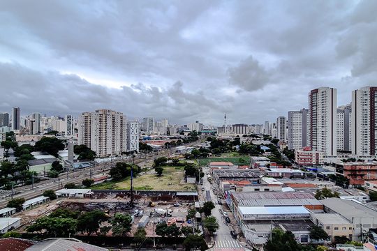 Vista da Suíte de apartamento à venda com 2 quartos, 79m² em Barra Funda, São Paulo