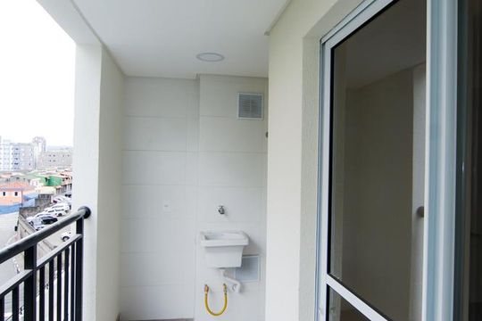 Varanda da Sala de apartamento à venda com 2 quartos, 45m² em Macedo, Guarulhos
