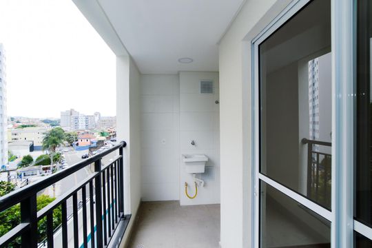 Varanda da Sala de apartamento à venda com 2 quartos, 45m² em Macedo, Guarulhos