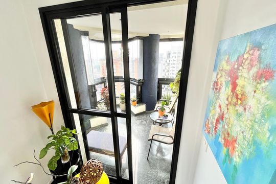 Varanda da Sala de apartamento à venda com 3 quartos, 126m² em Santana, São Paulo