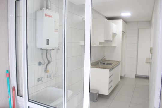 Área de Serviço de apartamento para alugar com 2 quartos, 75m² em Barcelona, São Caetano do Sul