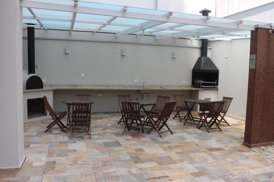 Área comum - Churrasqueira de apartamento para alugar com 2 quartos, 75m² em Barcelona, São Caetano do Sul