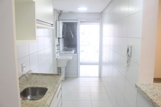 Cozinha de apartamento para alugar com 2 quartos, 75m² em Barcelona, São Caetano do Sul