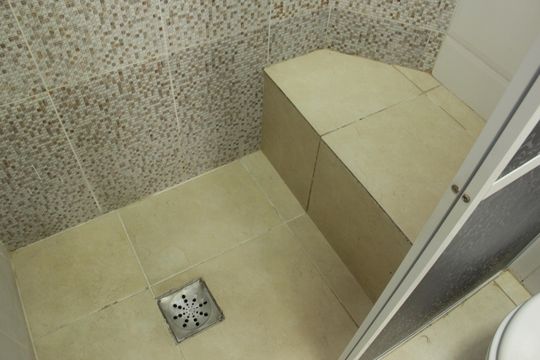 Banheiro de apartamento para alugar com 1 quarto, 40m² em Marapé, Santos