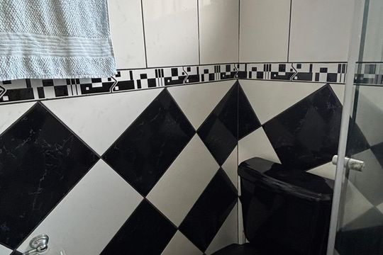 Banheiro de apartamento à venda com 3 quartos, 125m² em Jardim Las Vegas, Santo André