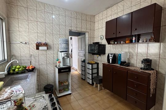 Cozinha - Sala de Jantar de apartamento à venda com 3 quartos, 125m² em Jardim Las Vegas, Santo André