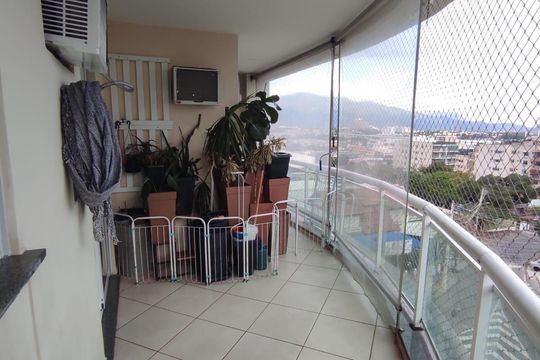 Varanda de apartamento para alugar com 2 quartos, 60m² em Taquara, Rio de Janeiro