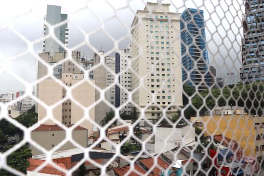 Vista do Quarto de apartamento para alugar com 1 quarto, 38m² em Bela Vista, São Paulo