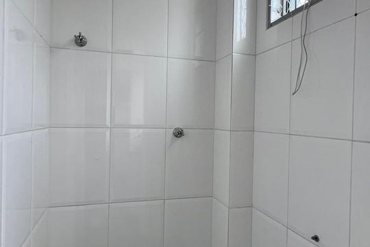 banho de serviço  de apartamento à venda com 3 quartos, 77m² em Dona Clara, Belo Horizonte