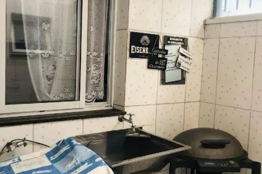 Área de serviço de apartamento à venda com 2 quartos, 60m² em Vila Guiomar, Santo André