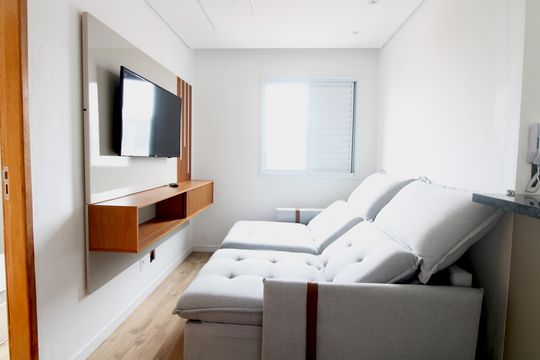 Sala de apartamento para alugar com 1 quarto, 32m² em Vila Guilhermina, São Paulo