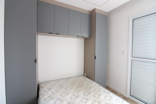 quarto de apartamento para alugar com 1 quarto, 32m² em Vila Guilhermina, São Paulo