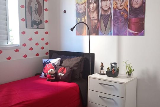 Quarto de apartamento à venda com 2 quartos, 44m² em Imirim, São Paulo