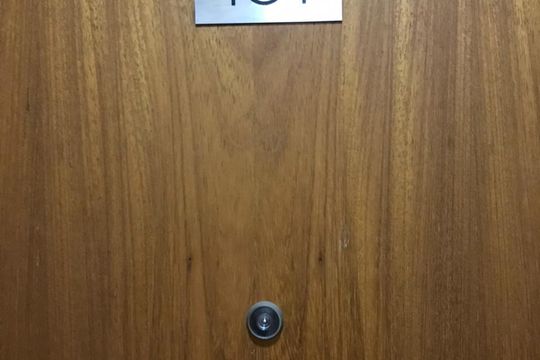 Porta de entrada de apartamento à venda com 1 quarto, 27m² em Brooklin Novo, São Paulo