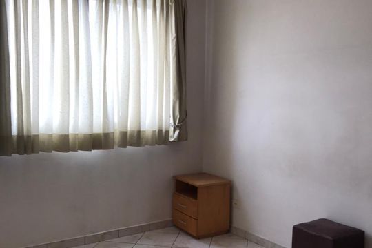 Sala/Quarto de apartamento à venda com 1 quarto, 27m² em Brooklin Novo, São Paulo